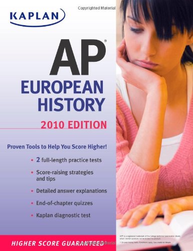 Imagen de archivo de Kaplan AP European History 2010 a la venta por HPB-Movies