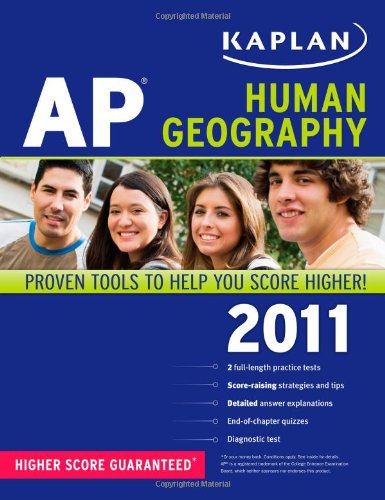 Imagen de archivo de Kaplan AP Human Geography 2011 a la venta por Half Price Books Inc.