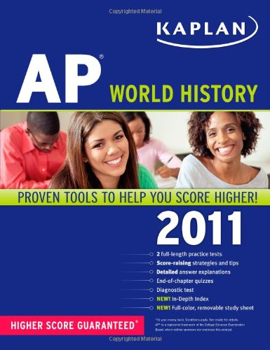 Imagen de archivo de Kaplan AP World History 2011 a la venta por HPB-Diamond