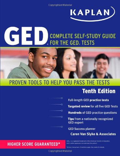 Stock image for Kaplan GED: Complete Self-Study Guide for the GED Tests for sale by KuleliBooks