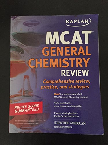Stock image for MCAT General Chemistry Review for sale by Better World Books