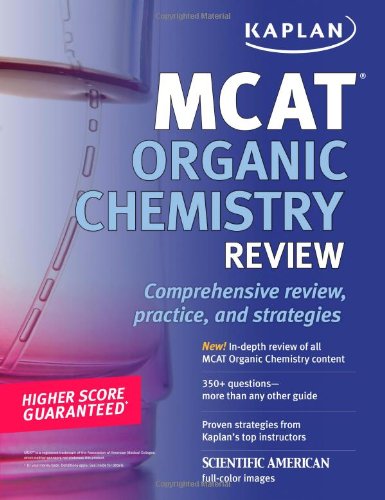 Beispielbild fr Kaplan MCAT Organic Chemistry Review zum Verkauf von Better World Books