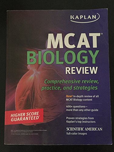 Beispielbild fr MCAT Biology Review zum Verkauf von Better World Books