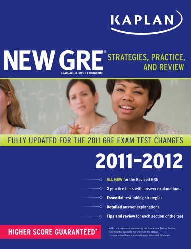 Stock image for New GRE 2011-2012: Strategies, Practice, and Review (Kaplan GRE) for sale by SecondSale
