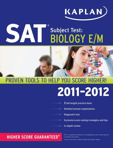 Beispielbild fr SAT Subject Test Biology E/M 2011-2012 zum Verkauf von Better World Books
