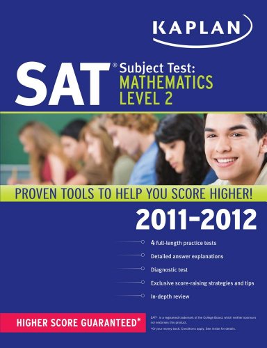 Beispielbild fr Kaplan SAT Subject Test Mathematics Level 2 2011-2012 (Kaplan SAT Subject Test Series) zum Verkauf von WorldofBooks