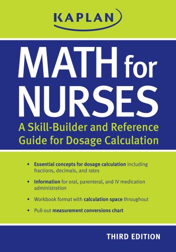 Beispielbild fr Math for Nurses: A Skill-Builder and Reference Guide for Dosage Calculation zum Verkauf von Wonder Book