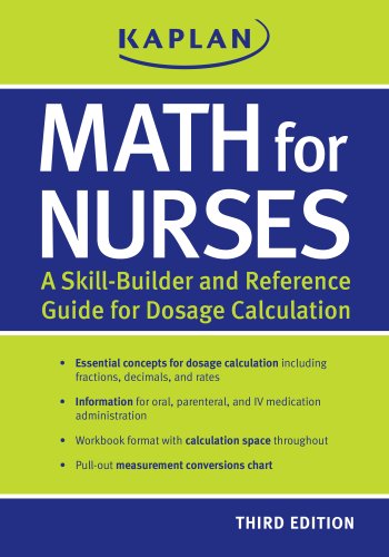 9781607149064: Math for Nurses: A Skill-Builder and Reference Guide for Dosage Calculation