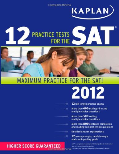 Beispielbild fr 12 Practice Tests for the SAT 2012 zum Verkauf von Better World Books