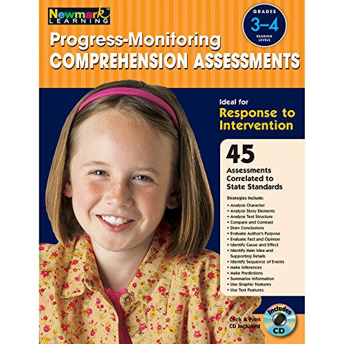Stock image for Grades 3-4 Progress-Monitoring Comprehension Assessments : Book with CD-ROM for sale by Better World Books