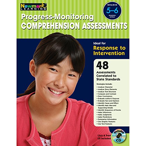 Stock image for Grades 5-6 Progress-Monitoring Comprehension Assessments : Book with CD-ROM for sale by Better World Books