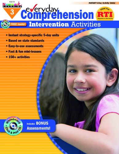 Beispielbild fr Everyday Intervention Activities for Comprehension Grade 3 w/CD zum Verkauf von BooksRun