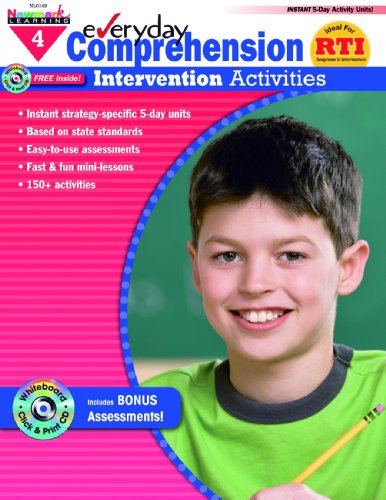 9781607191216: Everyday Comprehension Intervention Activities: Grade 4