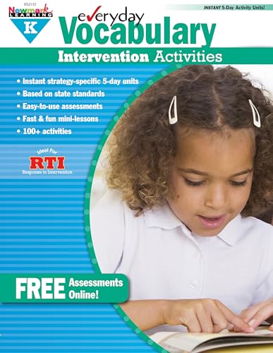 Stock image for Newmark Learning Grade K Everyday Intervention Activities Aid for Vocabulary (Eia) for sale by Austin Goodwill 1101