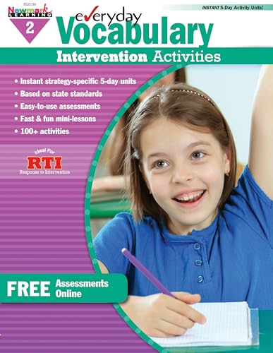 Newmark Learning Grade 2 Everyday Intervention Activities Aid for Vocabulary (9781607191315) by Jackie Glassman