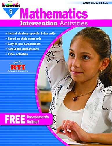 Beispielbild fr Mathematics Intervention Activities Grade 5 zum Verkauf von Better World Books