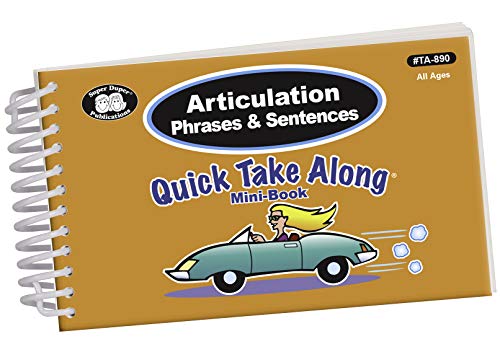 Beispielbild fr Super Duper Publications | Articulation Phrases & Sentences Quick Take Along? Mini-Book | Educational Learning Resources for Children zum Verkauf von SecondSale