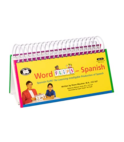 Stock image for Super Duper Publications | Word FLiPS - Spanish: Spanish FLiPS for Learning Intelligible Production for Speech | Educational Learning Resource for Children for sale by GF Books, Inc.