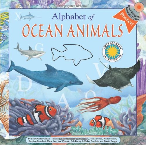 Imagen de archivo de Alphabet of Ocean Animals - A Smithsonian Alphabet Book (with audiobook CD and poster) (Smithsonian Alphabet Books) a la venta por Ergodebooks