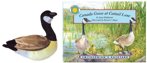 9781607279525: Canada Goose at Cattail Lane Paperback Book and Plush Canada Goose (Smithsonian's Backyard)