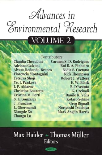 Advances in Environmental Research (9781607417934) by Haider, Max; Muller, Thomas