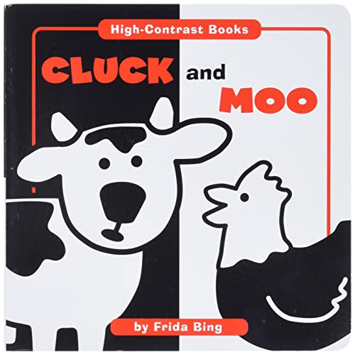 Beispielbild fr Cluck and Moo (High Contrast Books) zum Verkauf von Gulf Coast Books