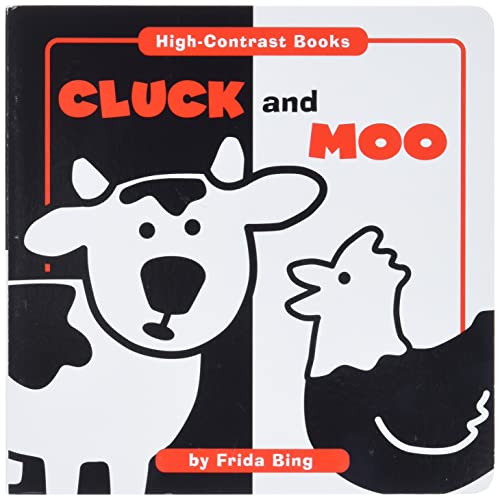 Stock image for Cluck and Moo (High Contrast Books) for sale by SecondSale