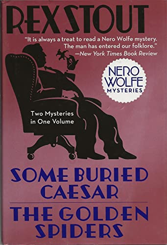 9781607510284: Some Buried Caesar & the Golden Spiders [Large Print]