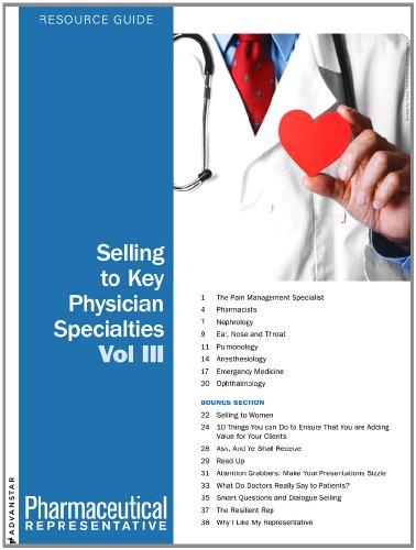 9781607592112: Selling to Key Physician Specialties: Volume 3