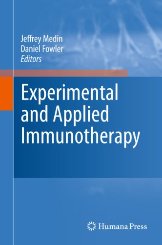 Imagen de archivo de Experimental and Applied Immunotherapy. a la venta por Research Ink
