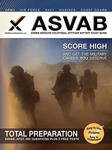 Imagen de archivo de ASVAB Armed Services Vocational Aptitude Battery Study Guide a la venta por Hawking Books