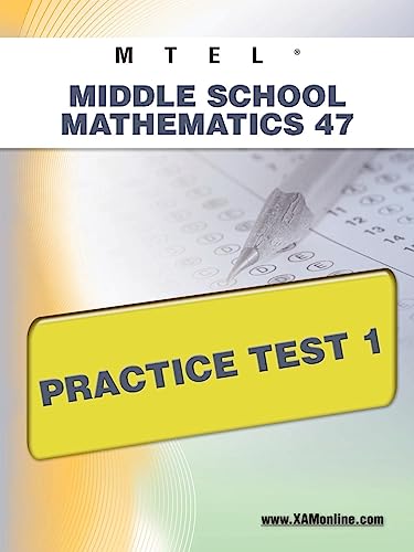 Imagen de archivo de Mtel Middle School Mathematics 47 Practice Test 1 a la venta por Revaluation Books