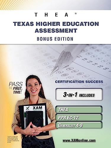 Stock image for Thea Texas Higher Education Assessment Bonus Edition: Thea, Ppr EC-12, Generalist 4-8 111 Teacher Certification Study Guide (Texes) for sale by Revaluation Books