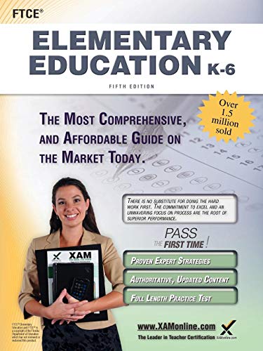 Imagen de archivo de FTCE Elementary Education K-6 Teacher Certification Study Guide Test Prep a la venta por ThriftBooks-Dallas