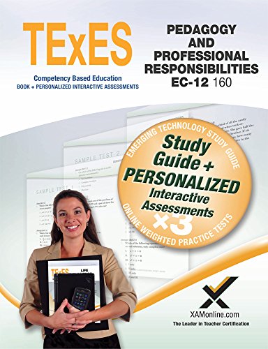 9781607874362: TExES Pedagogy and Professional Responsibilities Ec-12 (160) Book and Online: Teacher Certification Exam