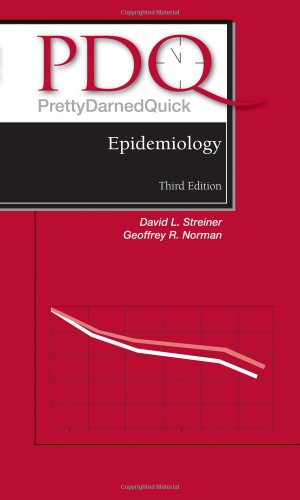 Imagen de archivo de Pdq Epidemiology (Pdq Series) a la venta por HPB Inc.