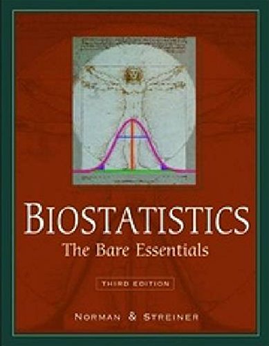 Beispielbild fr Biostatistics: The Bare Essentials zum Verkauf von HPB-Red