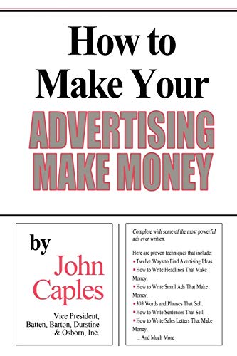 Beispielbild fr How to Make Your Advertising Make Money zum Verkauf von medimops