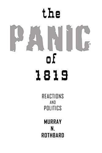 9781607964773: The Panic of 1819: Reactions and Policies