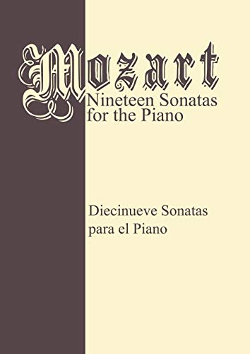 Imagen de archivo de Mozart 19 Sonatas - Complete: Piano Solo a la venta por Chiron Media