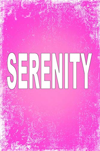 Stock image for Serenity: 100 Pages 6" X 9" Personalized Name on Journal Notebook for sale by Buchpark