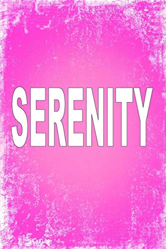 9781607968412: Serenity: 100 Pages 6" X 9" Personalized Name on Journal Notebook