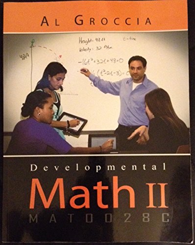 Stock image for Developmental Math Ii for sale by ThriftBooks-Dallas