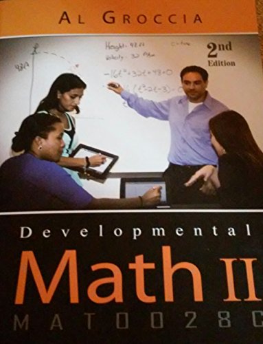 Developmental Math 2 MAT0028C - Al Groccia