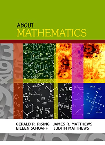 Stock image for About Mathematics for sale by TextbookRush