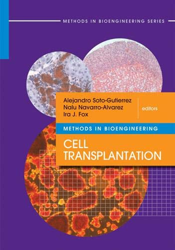 Imagen de archivo de Cell Transplantation (Methods in Bioengineering (Artech House)) a la venta por HPB-Red