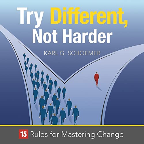 Stock image for Try Different, Not Harder : 15 Rules for Mastering Change for sale by Better World Books