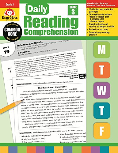 Stock image for Daily Reading Comprehension, Grade 3 (Daily Reading Comprehension) for sale by BooksRun