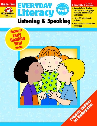 Beispielbild fr Everyday Literacy: Listening & Speaking, Grade Prek Teacher Resource (Everyday Literacy: Listening and Speaking) zum Verkauf von BooksRun