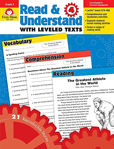 9781608236732: R&u, Stories & Activities Grade 4 (Read & Understand With Leveled Texts)